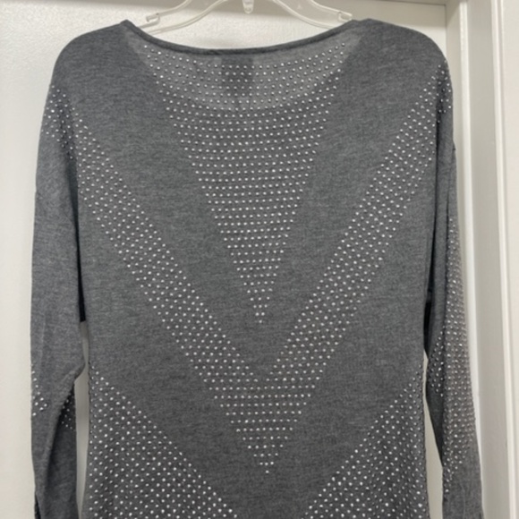 NWT $396 HAUTE HIPPIE Gray Silver Studded Dress - Picture 8 of 9